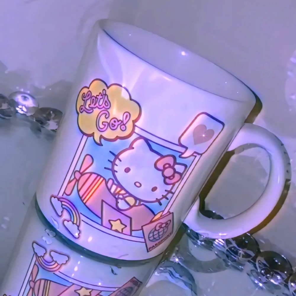Hello Kitty "Let's Go" Mug